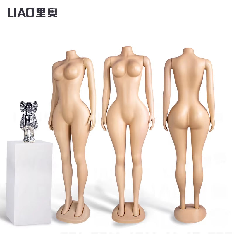 Cheap BBL Female Mannequins Plastic Big Bust Big Ass Woman Dummy Fashion Garments Display