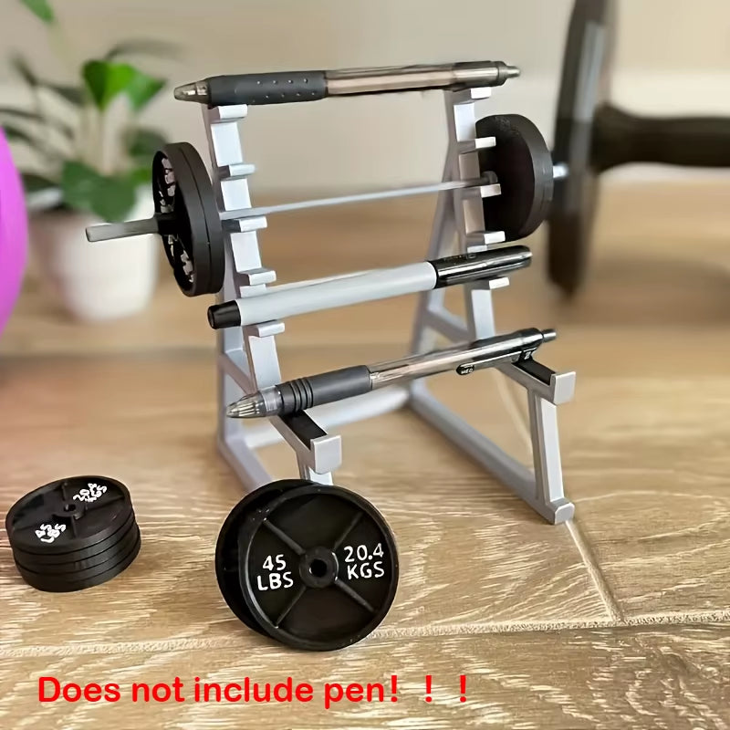 Barbell Pen Holder – Lift Your Desk Game!